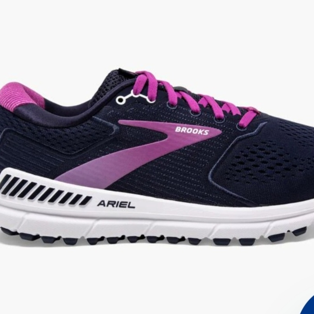 Brooks Women's Athletic Shoes - Dark Blue and Magenta